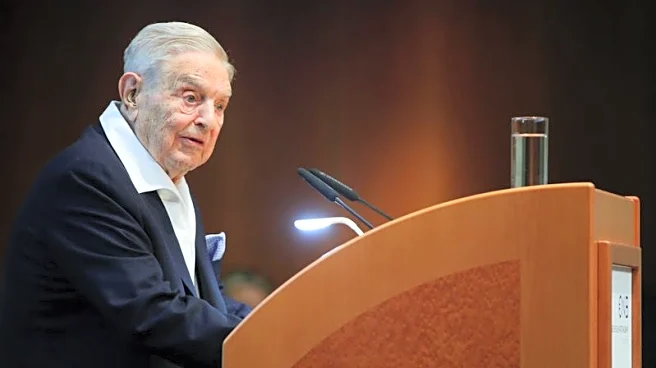 Trump says Democratic donor Soros and son should be charged with corruption, offers no evidence
