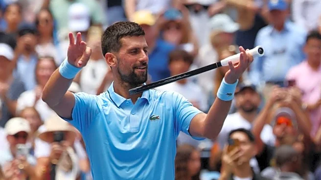 Tennis-Djokovic overcomes ailing American qualifier in US Open second round