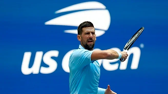 Tennis-Djokovic battles, Raducanu romps through US Open second round