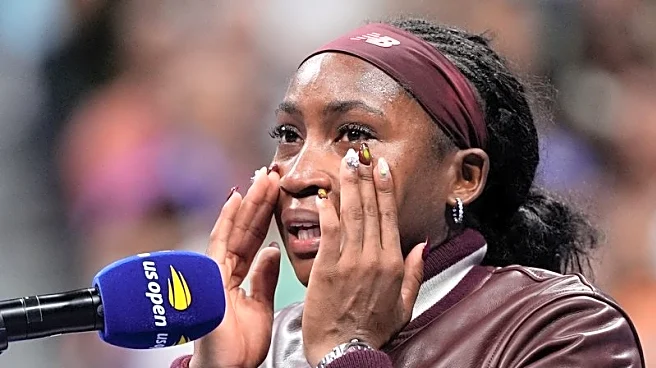 Tennis-Gauff embraces moment of vulnerability en route to US Open third round