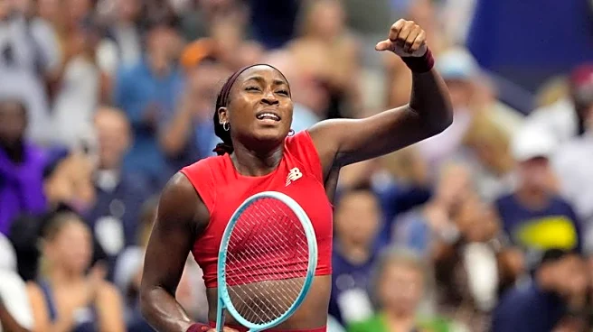 Tennis-Gauff battles on to master new serve, Sinner and Osaka also in action