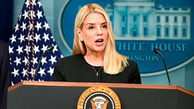 Bondi fires Justice Department employee for gesturing at National Guard