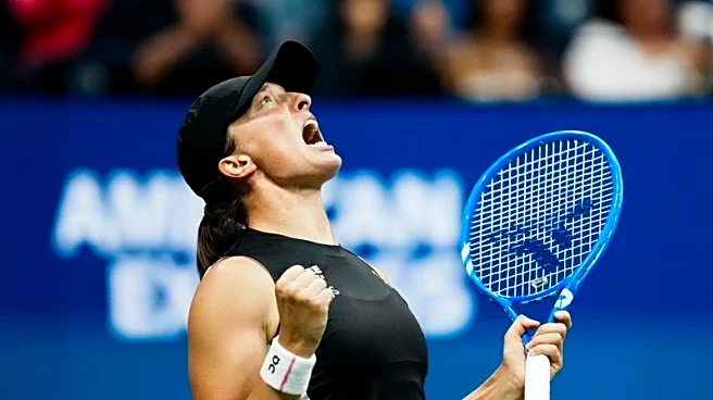 Tennis-Swiatek survives Kalinskaya scare to reach US Open last 16