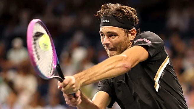 Tennis-Flawless Fritz eases into quarter-finals, keeps American flag flying at US Open