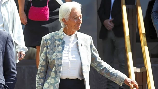 The fall of any euro zone government would be "worrying", says ECB's Lagarde