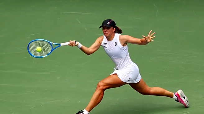 Tennis-Swiatek breezes past Alexandrova into US Open quarter-finals