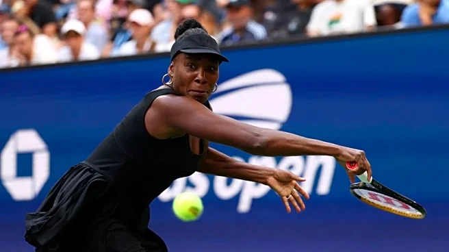 Tennis-Williams bows out of US Open doubles as Townsend and Siniakova dominate