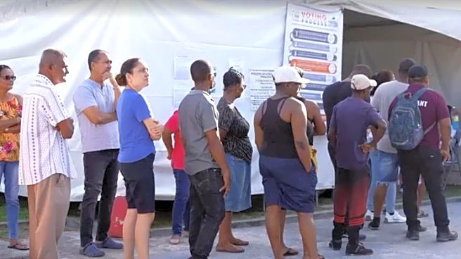 Guyana's ruling party PPP leads partial vote tally, with upstart WIN in second