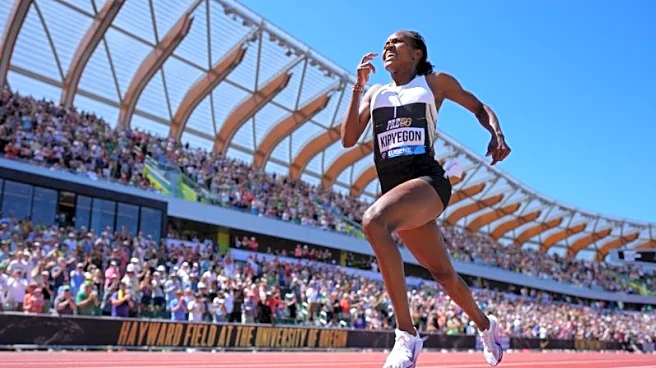 Athletics-Kipyegon chases unique double at Tokyo World Championships