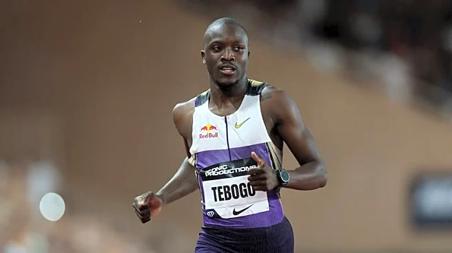 Athletics-Role model Tebogo sparkles after tragedy