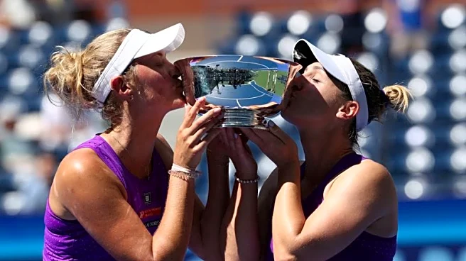 Tennis-Dabrowski, Routliffe overcome Siniakova and Townsend for US Open doubles title