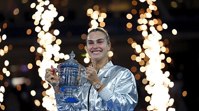 Tennis-'Tiger' Sabalenka turns a corner in New York after Grand Slam final letdowns