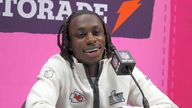 Report: Chiefs WR Xavier Worthy nursing dislocated shoulder