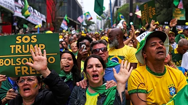 Bolsonaro supporters rally in Brazil as coup trial nears verdict