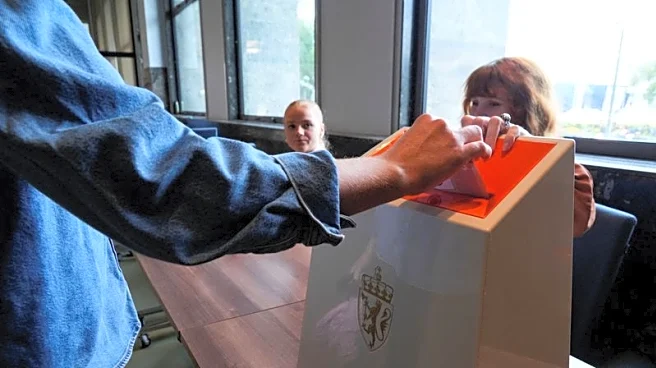 Norwegians vote as Labour Party narrowly favoured to win re-election