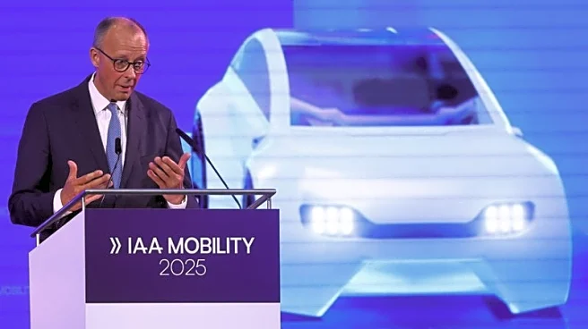 Germany should be leading, not trailing, auto sector in future, Merz says
