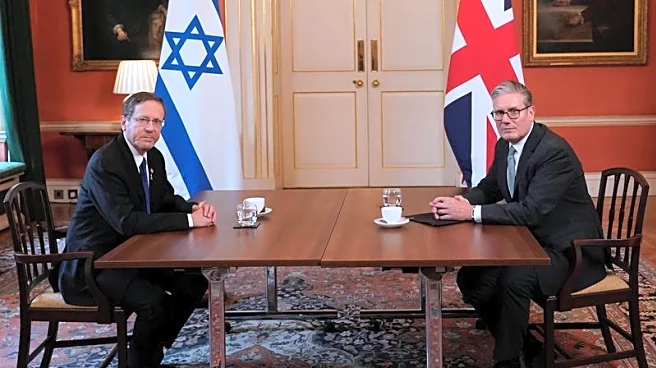 UK PM Starmer hosts Israeli president for tense talks over Gaza and Qatar attack