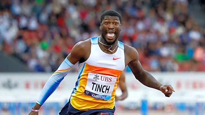 Athletics-Timeout Tinch finds his happy place on global stage