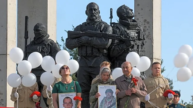 Russia unveils monument to Ukraine war dead outside St Petersburg