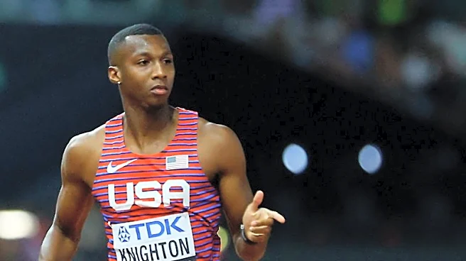 Doping-Banned US sprinter Knighton punished for 'choosing wrong restaurant', says agent