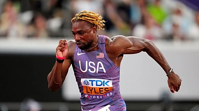 Athletics-Lyles and Thompson keep apace in world championship heats