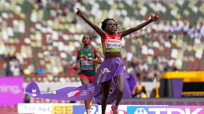 Athletics-Kenya's Jepchirchir wins marathon gold in thrilling last-spurt duel