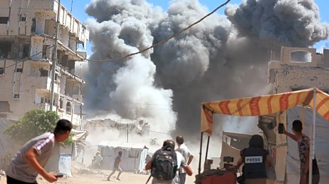Israel intensifies Gaza City bombing as Rubio arrives