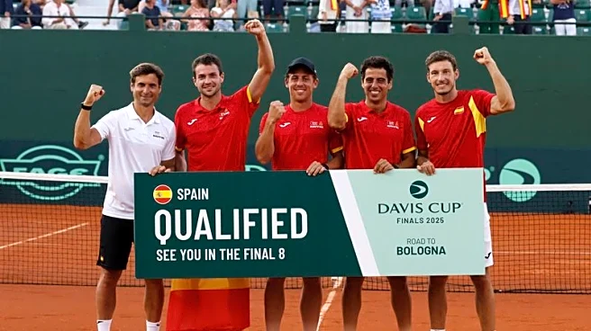 Tennis-Spain reach Davis Cup Final 8 with dramatic fightback, Belgium edge Australia