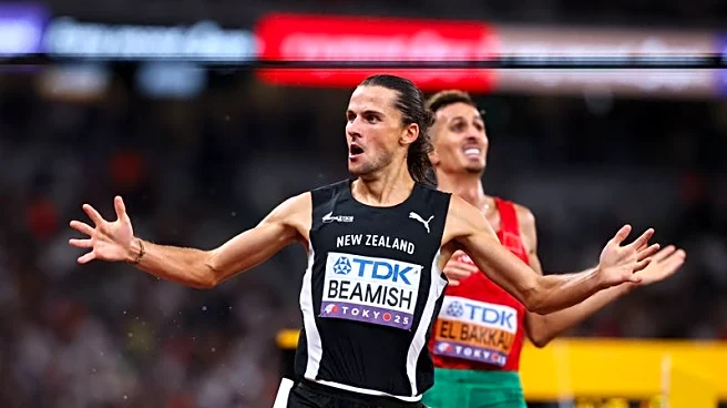 Athletics-New Zealander Beamish stuns Bakkali to take steeplechase gold