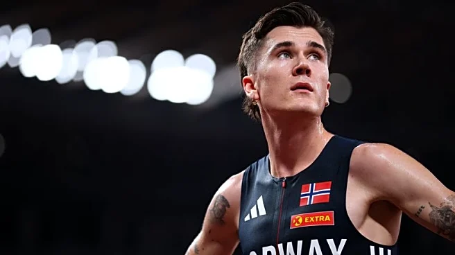 Athletics-Champion Ingebrigtsen labours into 5,000m final