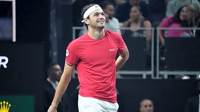 Tennis-Fritz blitzes Alcaraz as Team World take big lead in Laver Cup