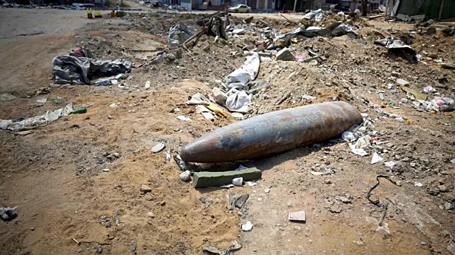 Clearing Gaza's surface of bombs will take up to 30 years, aid group says