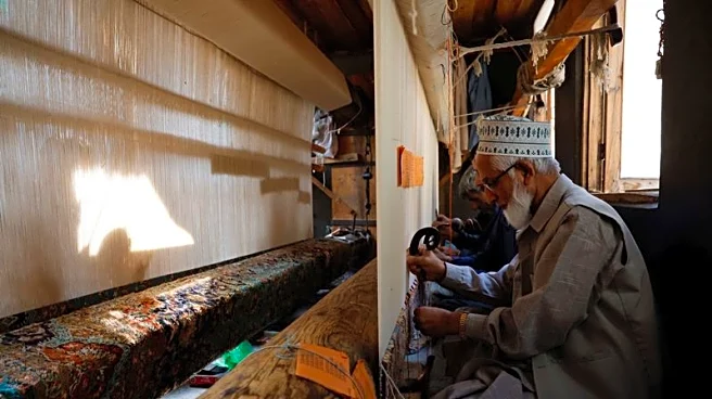 Hobbled by US tariffs, carpet weavers in India's Kashmir struggle to stay afloat