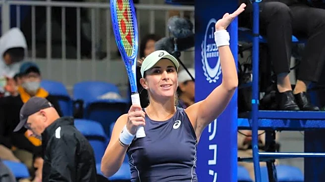 Tennis-Bencic battles past Kenin to set up Noskova final in Tokyo