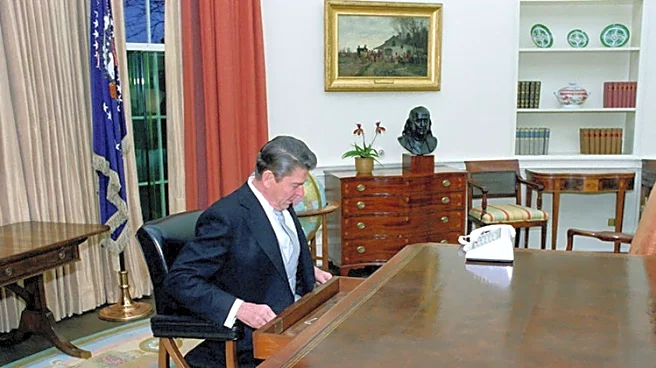 A ghost in the Oval Office: How Reagan looms over Trump presidency