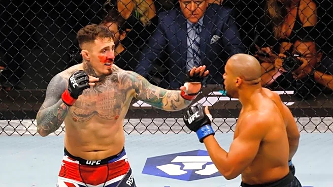 Mixed Martial Arts-Aspinall UFC title defence ends in no-contest after eye-poke