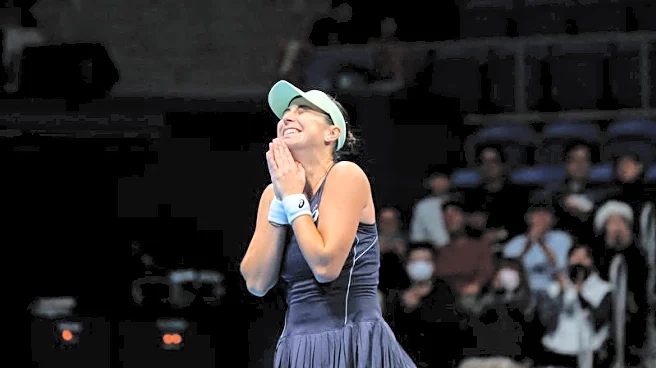 Tennis-Bencic tames Noskova to win Tokyo title 10 years after heartbreak