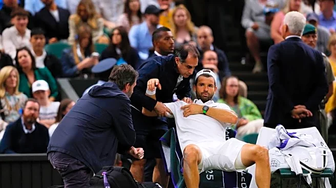 Tennis-Dimitrov marks return from pectoral injury with win in Paris