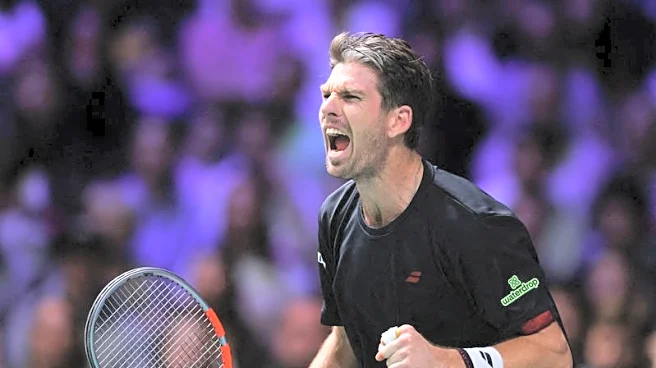Tennis-Norrie stuns world number one Alcaraz in Paris Masters