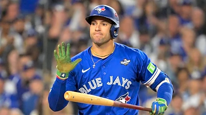 George Springer (side) not in Blue Jays' starting lineup for Game 4