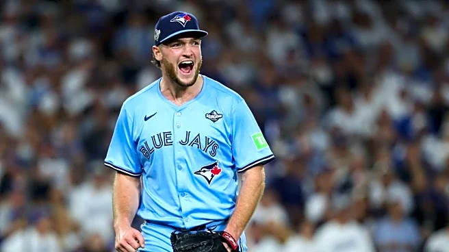 Baseball-Yesavage dominates Dodgers, puts Blue Jays on brink of title