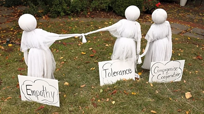 Washington Halloween displays show scariest thing for Democrats is Trump