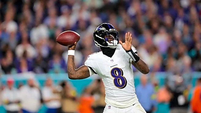 Lamar Jackson throws for 4 TDs in return as Ravens rout Dolphins