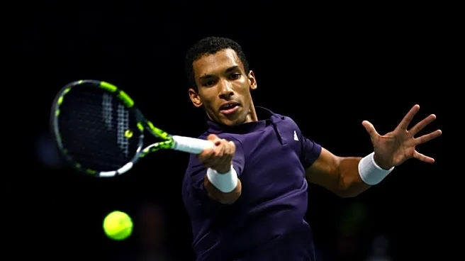 Tennis-Auger-Aliassime edges Bublik to reach Paris Masters final