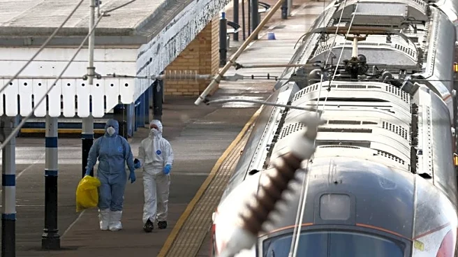 UK counterterrorism police investigate stabbings on train