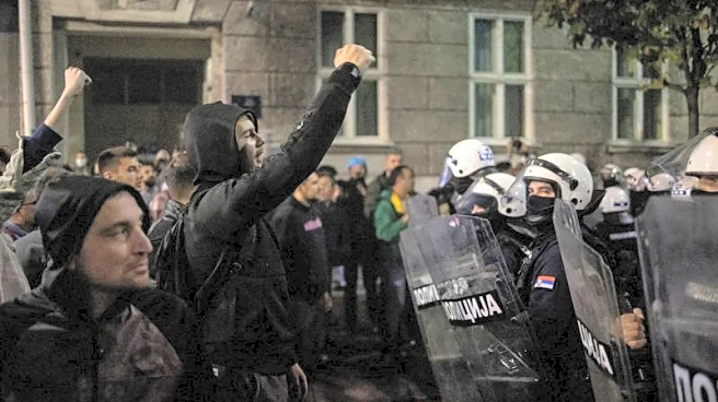 Serbian police detain 37 after anti-government clashes