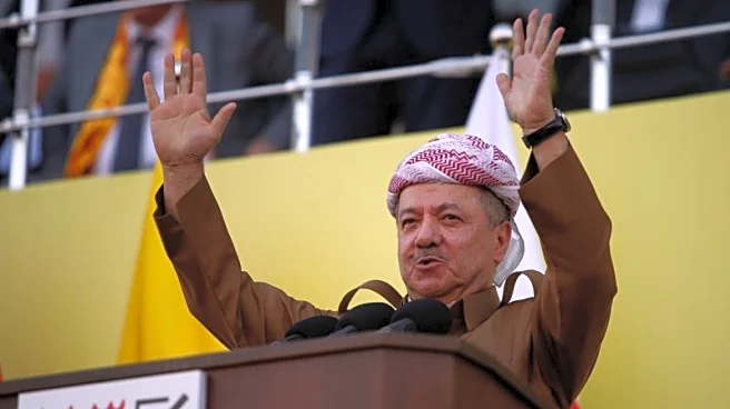 Kurdish leader Barzani pushes for leverage with Baghdad in Iraq vote