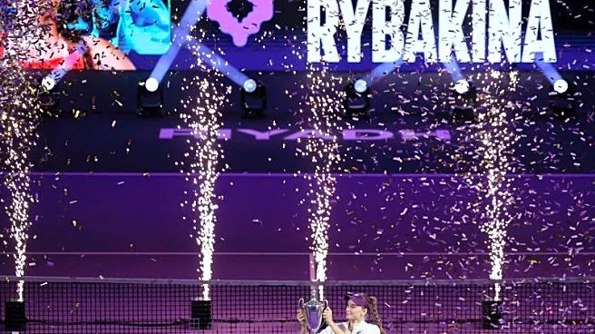 Tennis-Red-hot Rybakina scorches Sabalenka for maiden WTA Finals crown