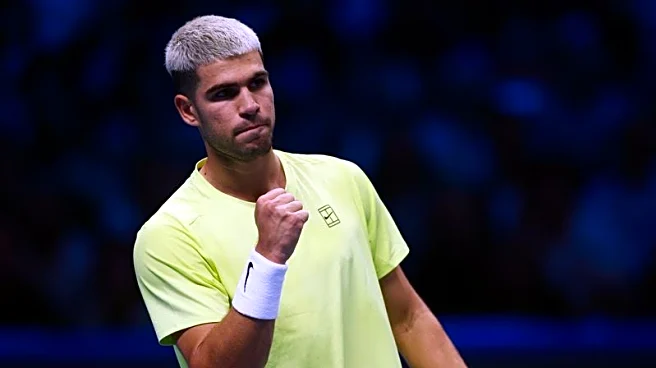 Tennis-Alcaraz off to winning start at ATP Finals with win over De Minaur