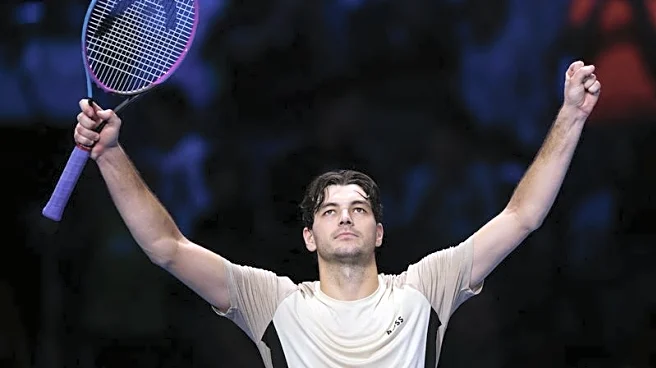 Tennis-Fritz overpowers Musetti to start with a win at ATP Finals